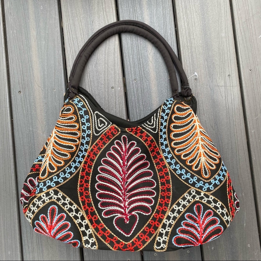 Artfully And Tastefully Embroidered Bag